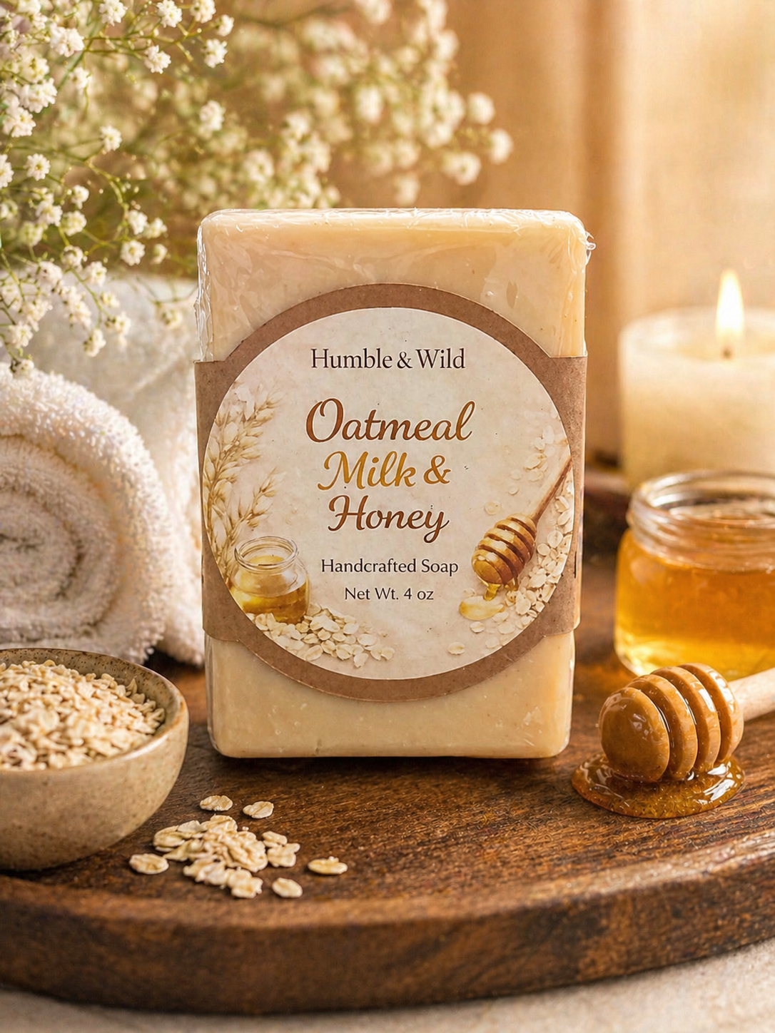 Oatmeal, Milk, & Honey Soap