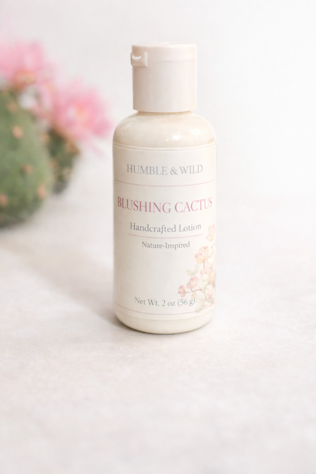 🌸 Blushing Cactus Handcrafted Lotion