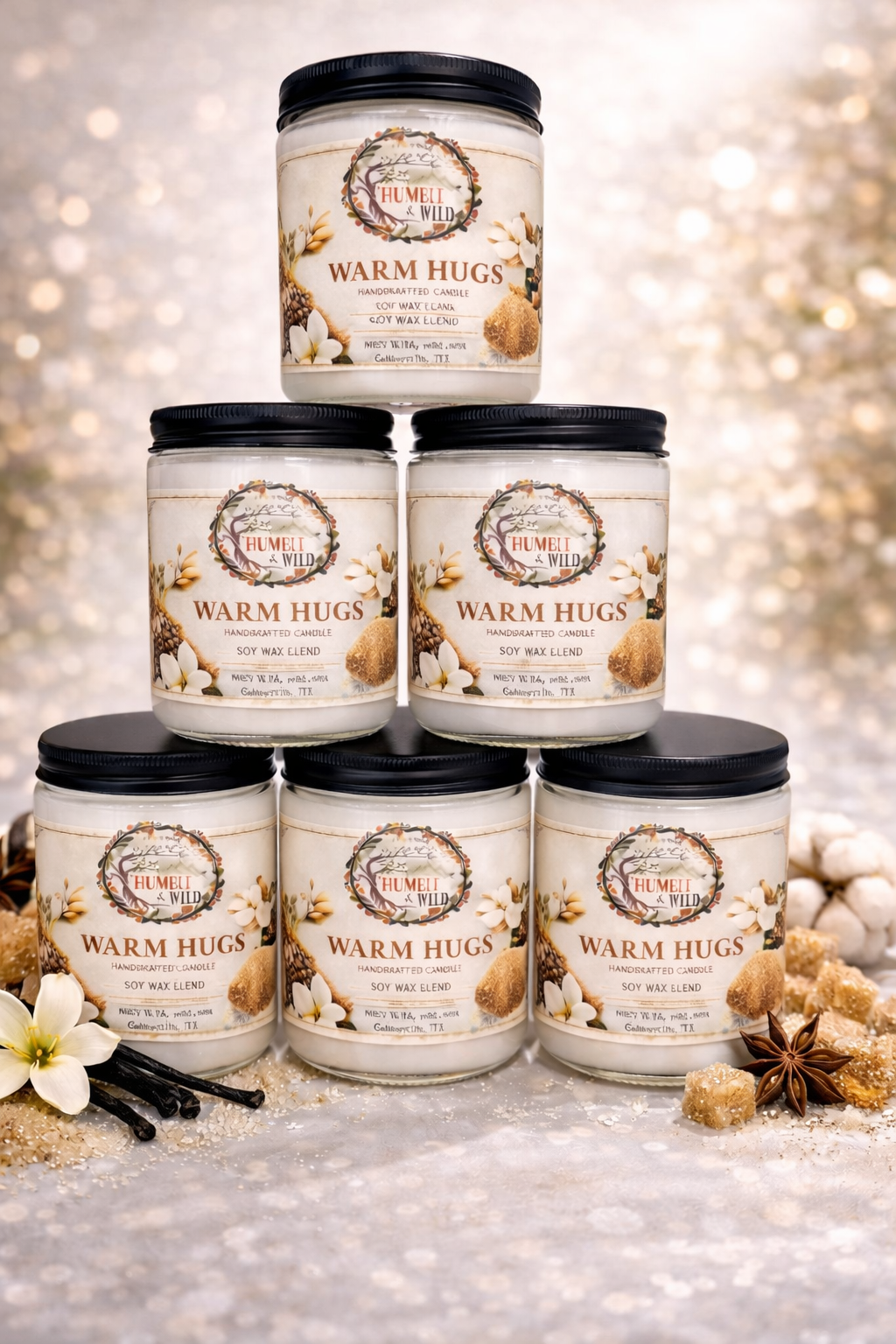 Warm Hugs – Handcrafted Candle