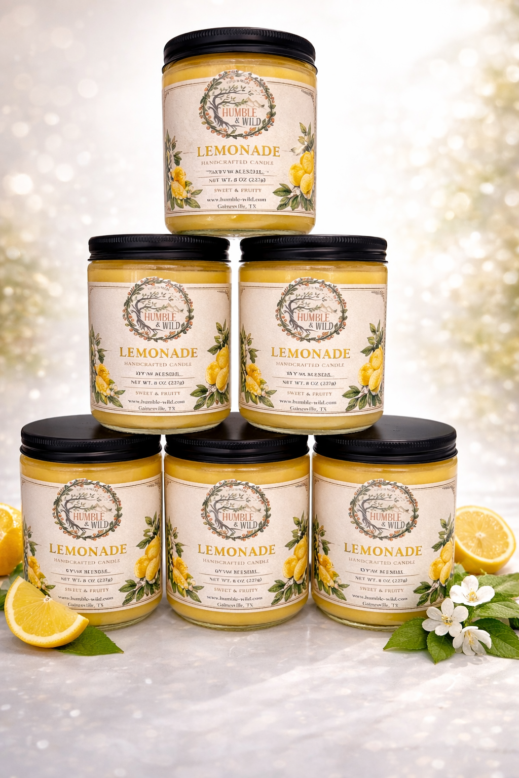 🍋 Lemonade – Handcrafted Candle